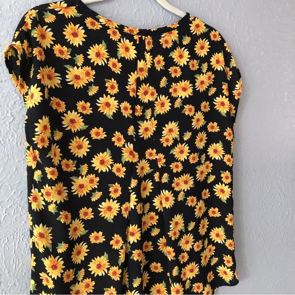 Pleione Sunflower Blouse - Size Small - Cute Floral Top - Picture 6 of 6